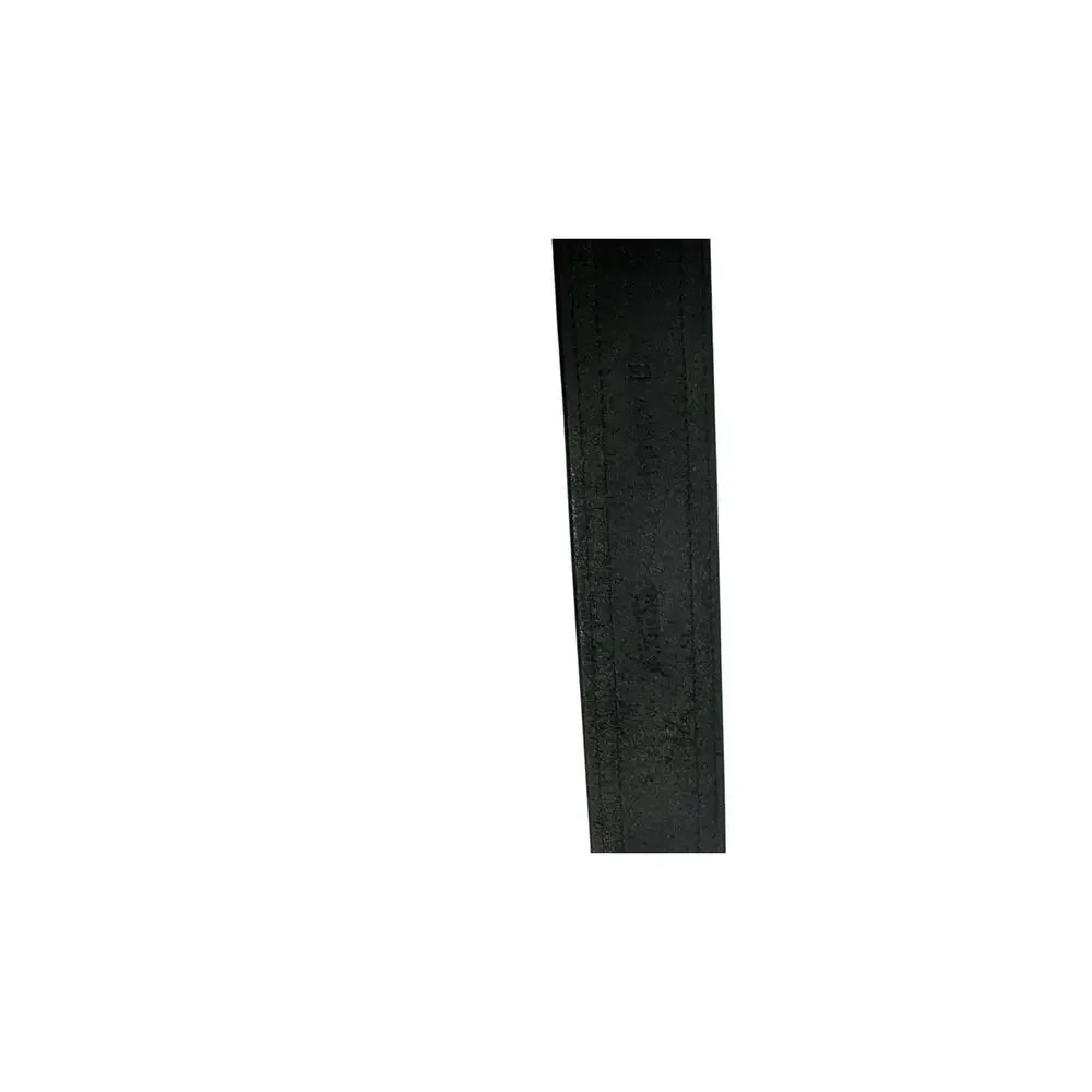 Brighton Black Leather Belt Solid Brass Buckle Size Medium Vintage 1991